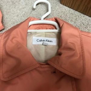 Vintage Calvin Klein double breasted coat medium